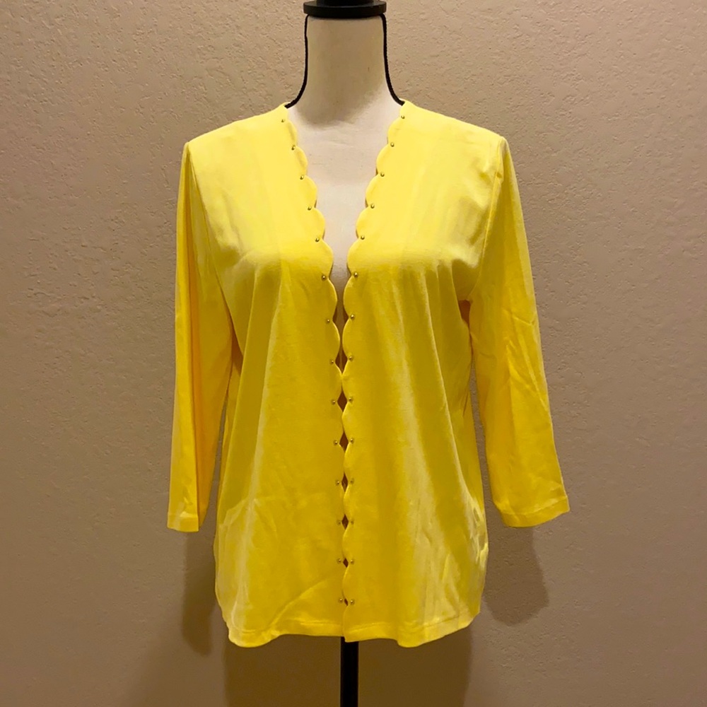 Rafaella Ligth Weight Cardigan Yellow LP